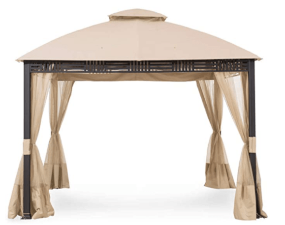 10x12 Replacement Privacy Curtain Set for Big Lots Westdale -Gazebo - 350 - Beige 1/0/042P:A101012