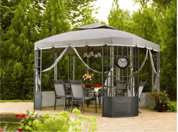 Beige Replacement Mosquito Netting For Window Gazebo (10X12 Ft) L-GZ401PST Sold At Sears US