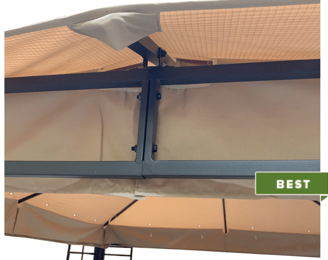 Canopy Set for Lowes Planter Box Gazebo - Riplock 350 L-GZ282PST-D
