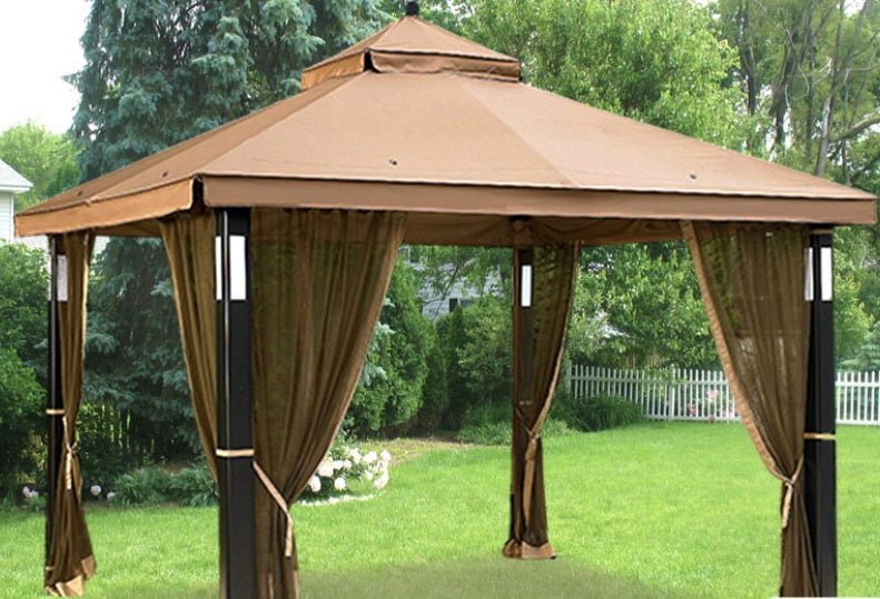 Garden Oasis 10x10 Light Gazebo Netting GF-11A0898 - Light Brown