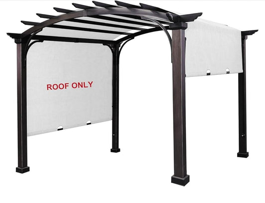 10 X 10 Tan Replacement Canopy For Woodgrain Pergola