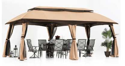 10' x 20' Gazebos Canopy and Vent cover for Patio, Outdoor Gazebo GHG 1020