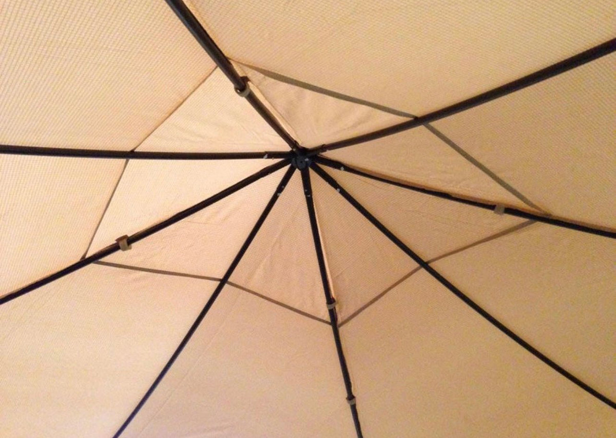 12x12 Gazebo Replacement Canopy and net  - RipLock 350