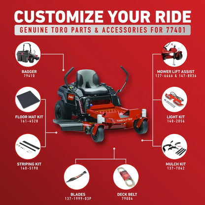 Toro TimeCutter 42-Inch Zero-Turn Mower 77401 with Smart Speed Control