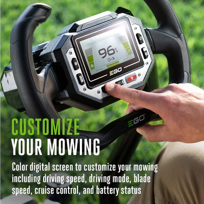 EGO POWER+ Z6 42-Inch e-STEER Battery Zero-Turn Mower ZT4215S with Steering Wheel Control