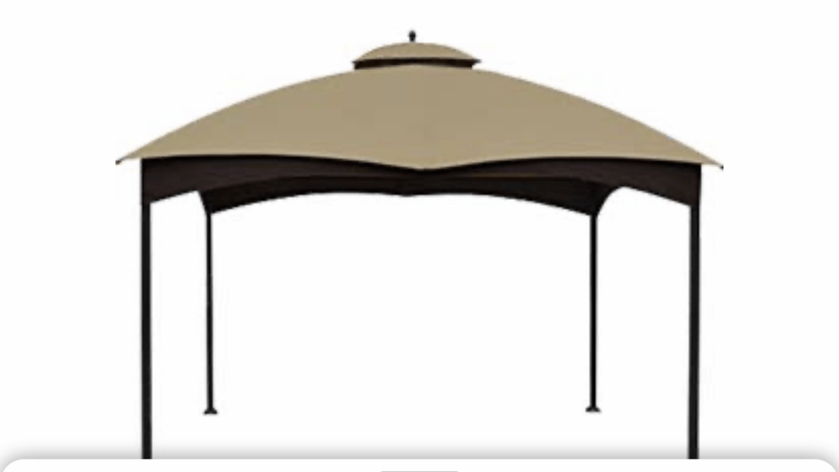 Allen and Roth 10 x 12 Gazebo Canopy RIPLOCK 350 New G-12S004B-1/GF-12S004BTO