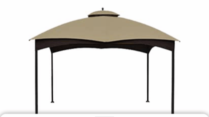 Allen and Roth 10 x 12 Gazebo Canopy RIPLOCK 350 New G-12S004B-1/GF-12S004BTO