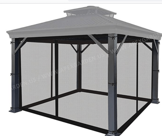 Allen Roth 10 X 12 Heavy Duty Universal Netting Replacement Gazebo Mosquito Screen