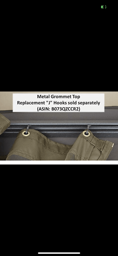 Allen Roth 10 X 12 Heavy Duty Universal Netting Replacement Gazebo Mosquito Screen