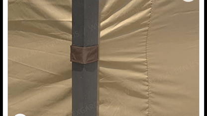 Asheville 10 x12  full set gazebo curtains 4 sides with zippers