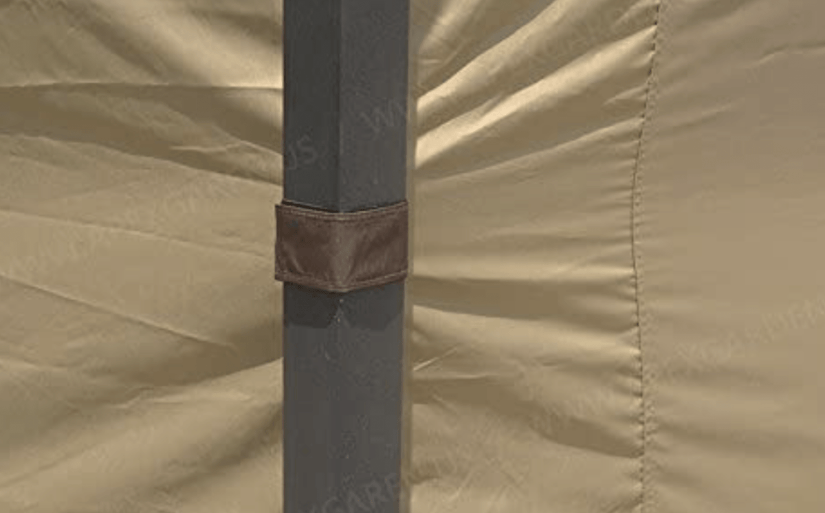 Asheville 10 x12  full set gazebo curtains 4 sides with zippers