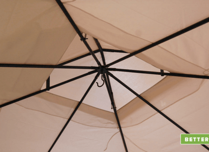 Bamboo Look Gazebo Replacement Canopy L-GZ136PST - RIPLOCK 350