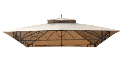 Beige Replacement Canopy For Belvedere Gazebo (10X10 Ft) L-GZ027PWI-3A Sold At BigLots