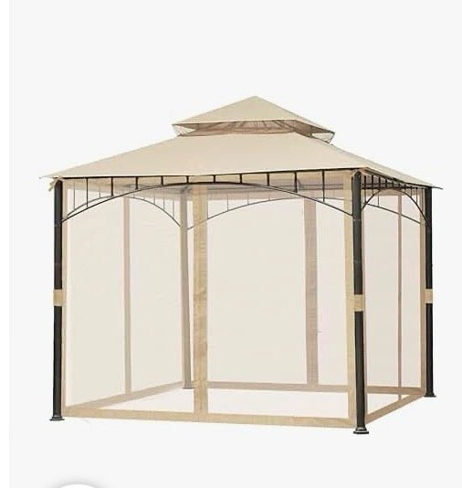 Ginger Snap Replacement Mosquito Netting  (Deluxe Version) For Summer Breeze Soft Top Gazebo (11X11 Ft) D-GZ136PST-F Sold At Home Depot