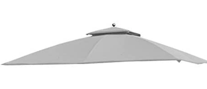 Big Lots Dome Gazebo Replacement 10x12 Canopy and Vent Cover for L-71762 Riplock 350 - Beige