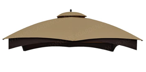 Allen Roth 10 x 12 Premium Rip Lock 350 Gazebo Canopy and Vent set GF-12S004B