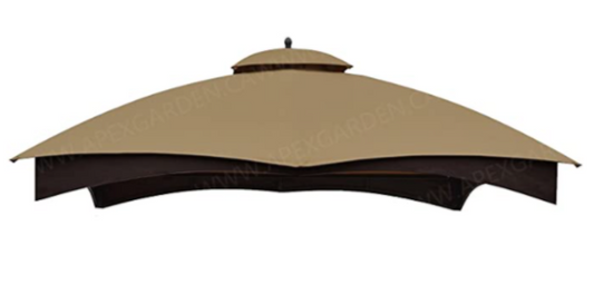 Allen Roth 10 x 12 Premium Rip Lock 350 Gazebo Canopy and Vent set GF-12S004B