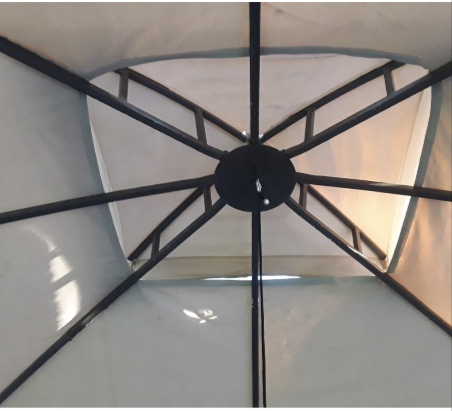 Allen Roth 10 x 12 Premium Rip Lock 350 Gazebo Canopy and Vent set GF-12S004B