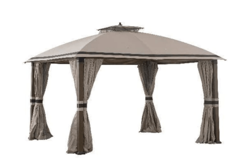 Copy of Replacement Curtain for Broyhill Eagle Brooke and Ashford Gazebo - 350 - Gray