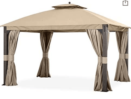 Curtain for The Shadow Creek Gazebo - Beige L-GZ1140PST