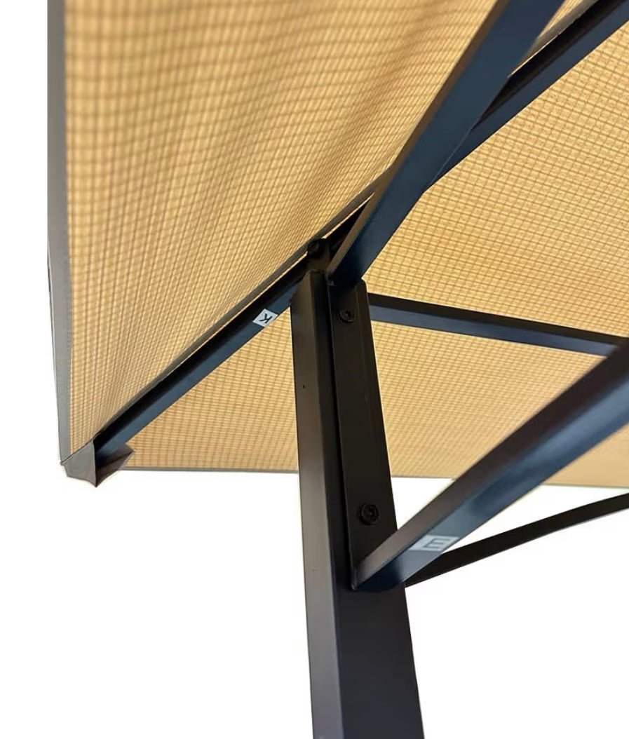 Custom Fit Replacement Canopy Top Cover Compatible with The Aecojoy Ss16087gr 8' x 5' Grill Gazebo - Upgraded Performance RIPLOCK 350 Fabric