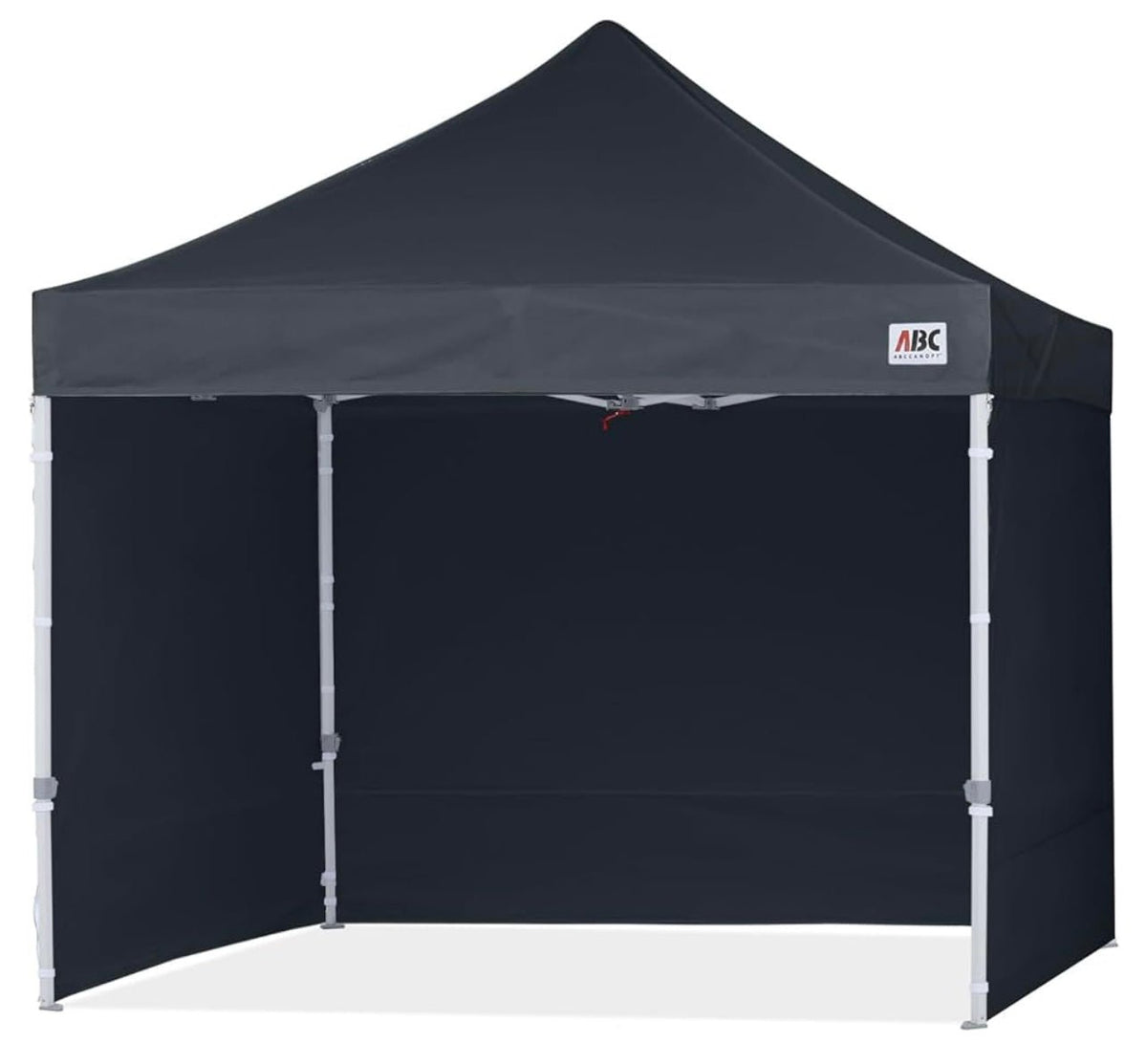 Easy Pop Up Canopy Tent with Sidewalls 8x8 Commercial -Series, Black