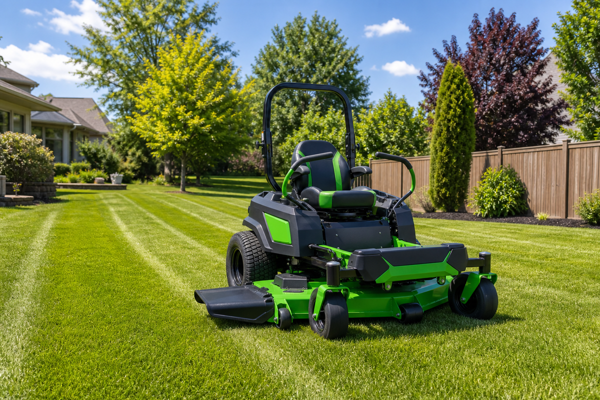 EGO POWER+ Z6 52-Inch Battery Zero-Turn Mower ZT5216L with Six 10.0Ah Batteries