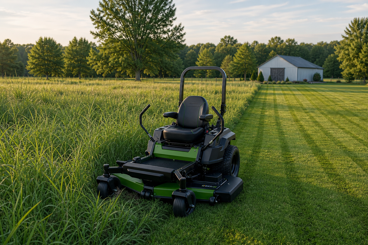 EGO POWER+ Z6 52-Inch Battery Zero-Turn Mower ZT5216L with Six 10.0Ah Batteries
