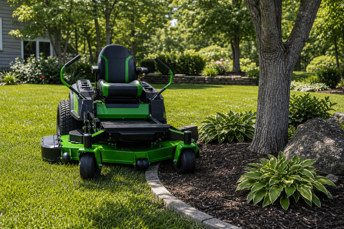 EGO POWER+ Z6 52-Inch Battery Zero-Turn Mower ZT5216L with Six 10.0Ah Batteries