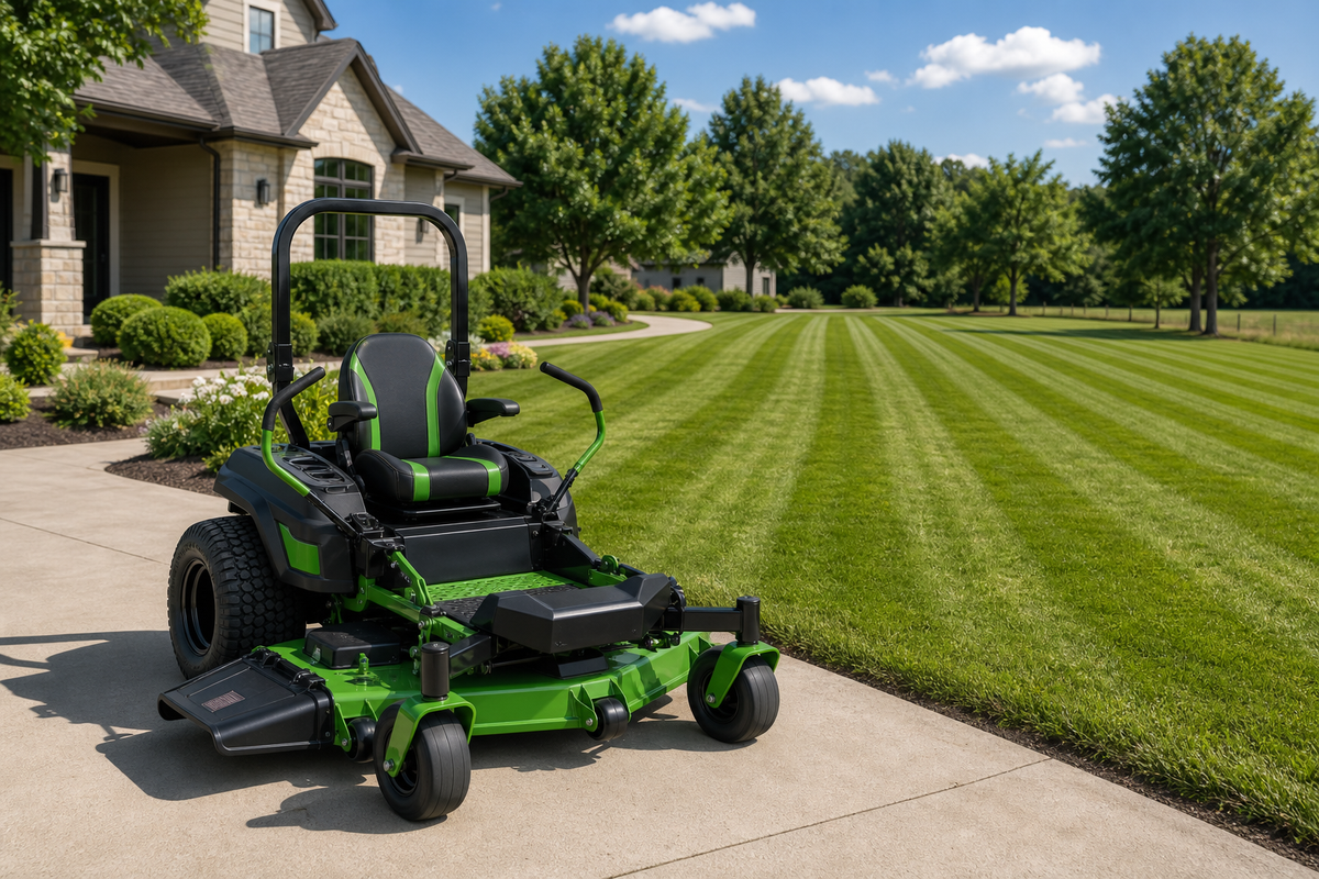 EGO POWER+ Z6 52-Inch Battery Zero-Turn Mower ZT5216L with Six 10.0Ah Batteries