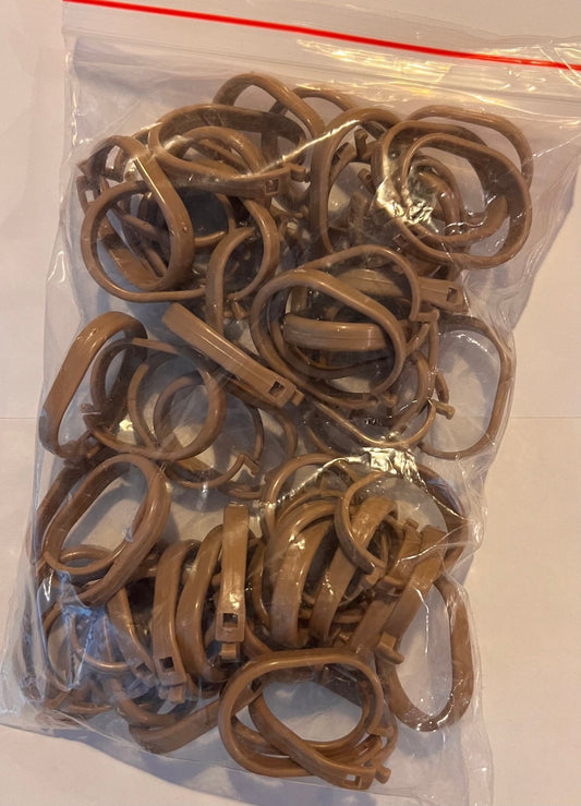 Gazebo Curtain snap 5/8” x 11/8” inside rings set of