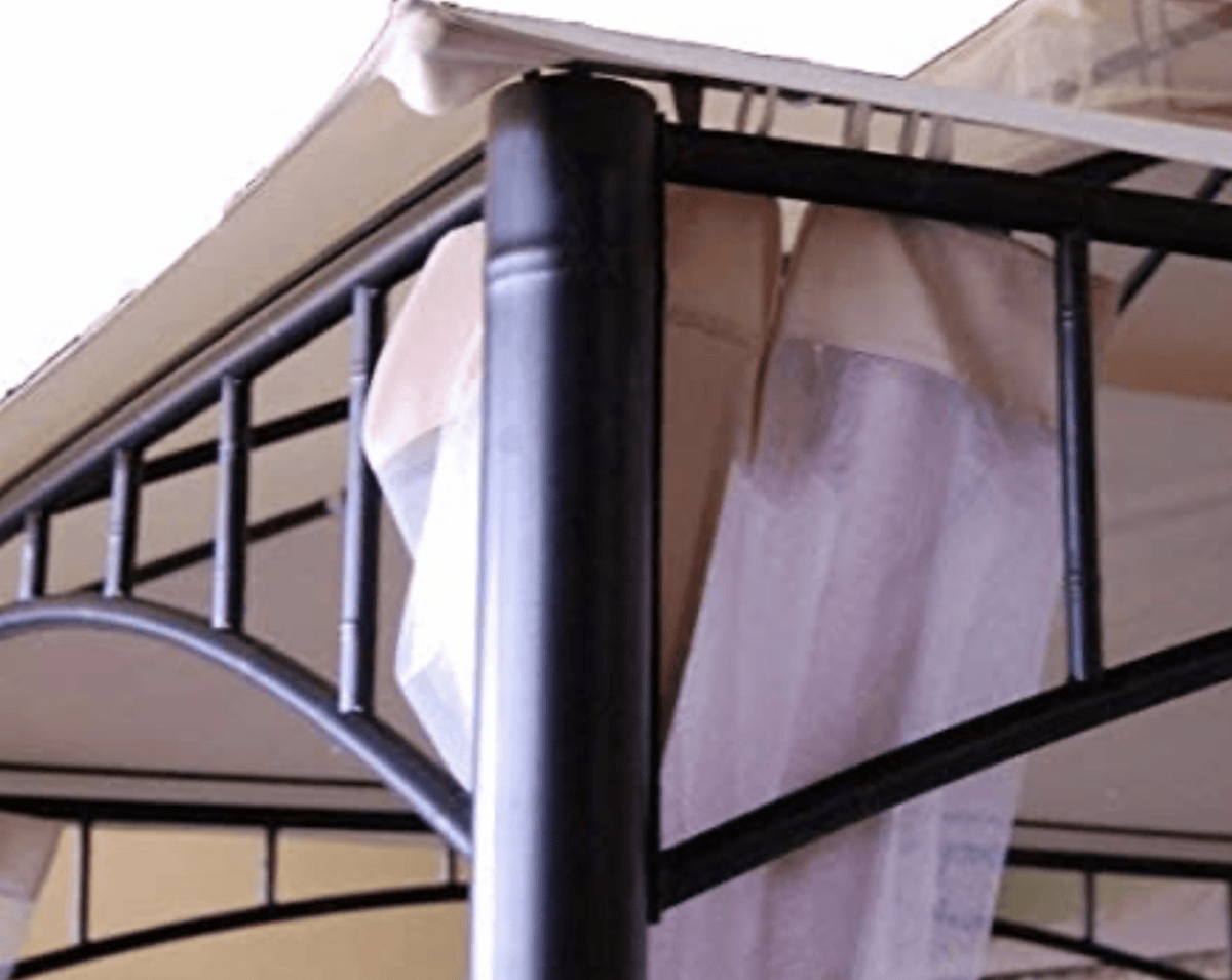 Gazebo Rip Lock 500 Replacement Canopy and Vent Cover for Gazebo L-GZ111PST Beige) 10x10